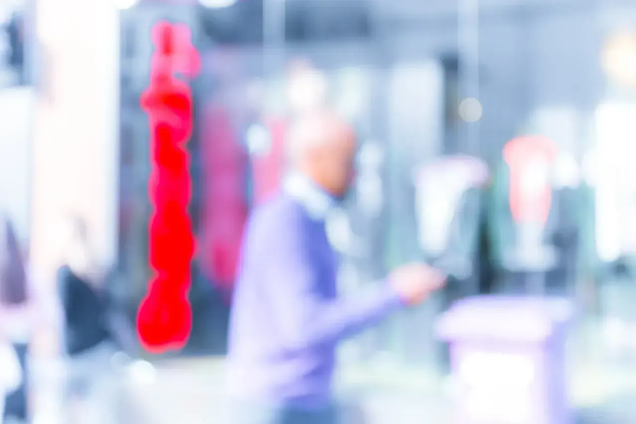 Modern retail store interior with clear customer routes and polished presentation